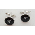 Cufflinks/Button Covers: Professional Design: PMS Monogram